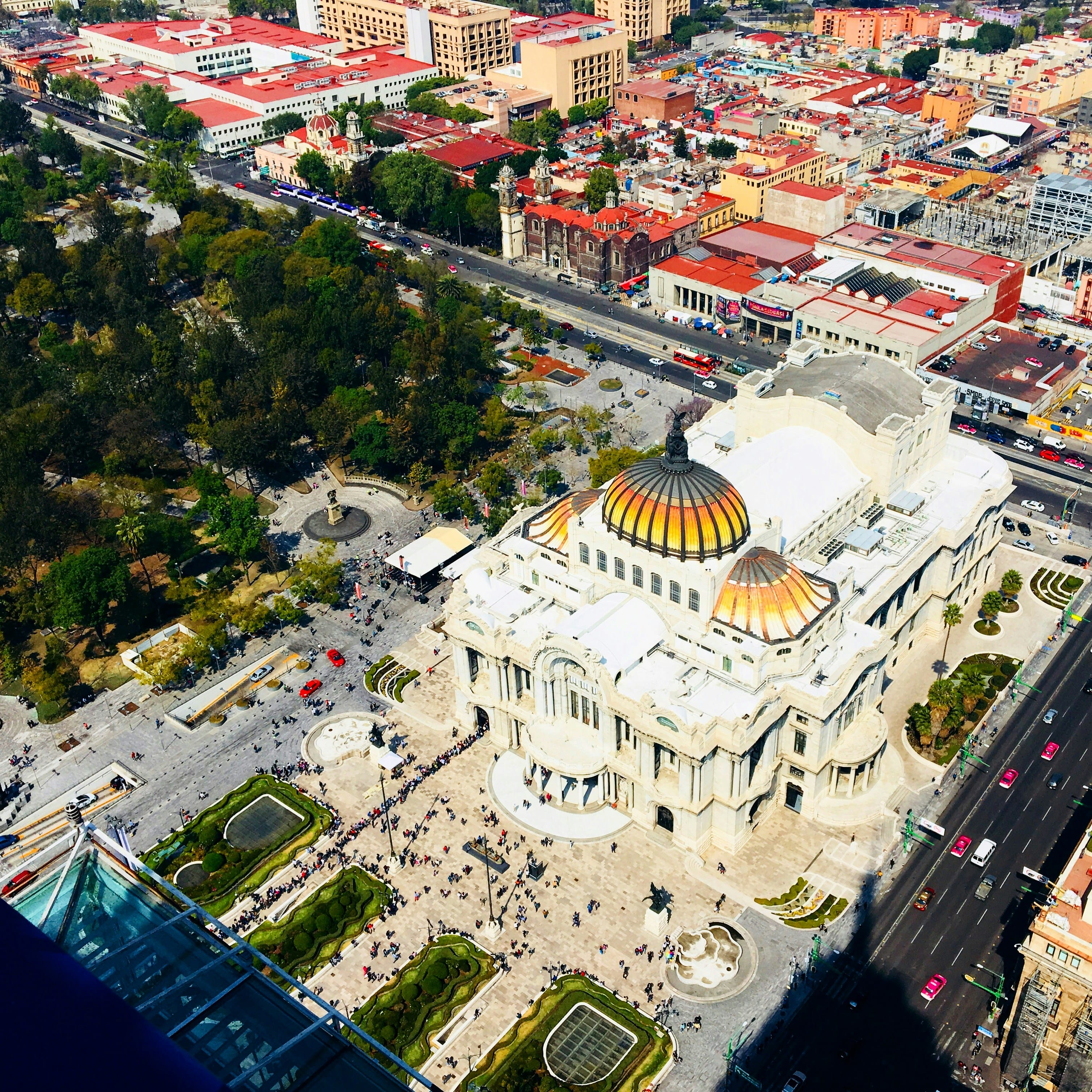 Mexico City seen from above